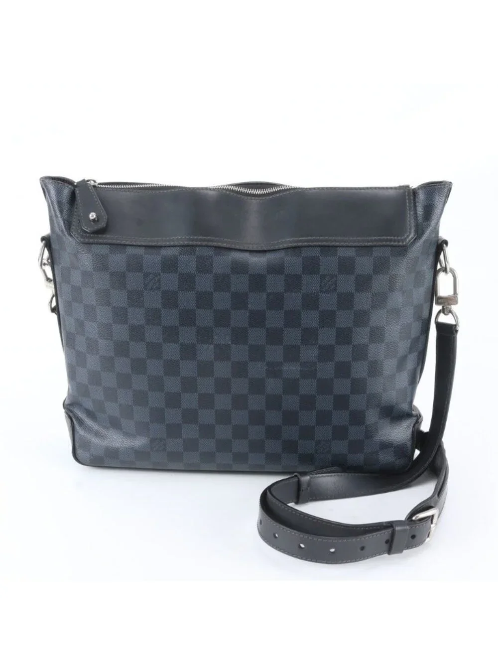 Louis Vuitton Damier Cobalt Greenwich Leather Shoulder Bag Crossbody Business